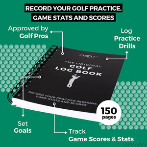 Golf Log Book: Your Golf Practice Log & Score Tracker