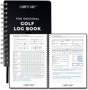 Open image in slideshow, Golf Log Book: Your Golf Practice Log &amp; Score Tracker
